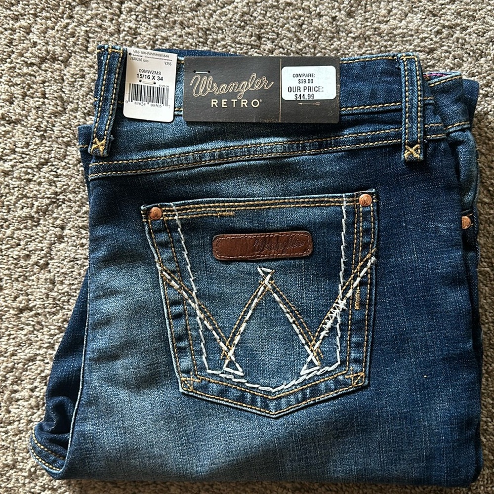 Wrangler Retro 15/16x34